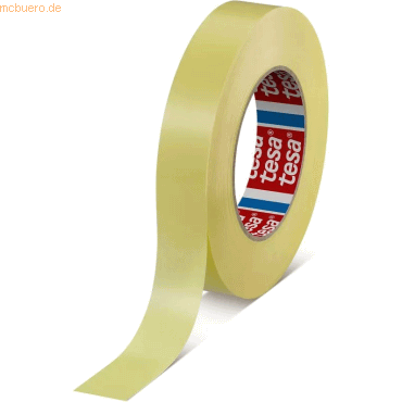 72 x Tesa Klebeband Strapping 4289 25mm x 66m gelb von Tesa