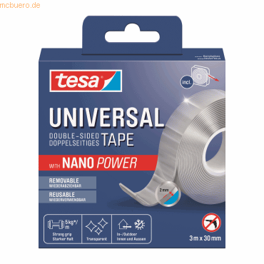 Tesa Klebeband Universal nano power 55810-00000-00 30mmx3m Tesa Klebeband Universal nano power 55810-00000-00 30mmx3m von Tesa
