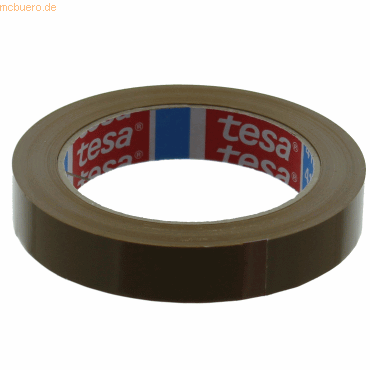 96 x Tesa Klebeband tesapack 4124 19mm x 66m chamois von Tesa