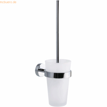 Tesa WC-Bürstengarnitur Smooz verchromt inkl. Klebelösung Tesa WC-Bürstengarnitur Smooz verchromt inkl. Klebelösung von Tesa