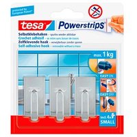 tesa Classic Small Klebehaken für max. 1,0 kg 1,4 x 3,4 cm, 3 St. von Tesa