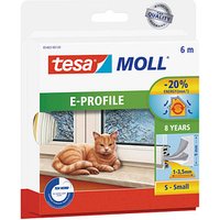 tesa tesamoll® E-Profil Fenster-Dichtungsband weiß 9,0 mm x 6,0 m 1 St. von Tesa