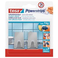 tesa Eckig Small Klebehaken für max. 1,0 kg, 1,4 x 3,4 cm, 2 St. von Tesa
