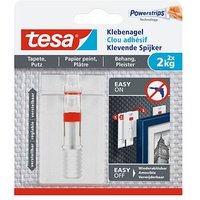 tesa Powerstripes Klebenägel für max. 2,0 kg 2,4 x 4,5 cm, 2 St. von Tesa