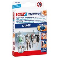 tesa Powerstrips LARGE Klebestreifen für max. 2,0 kg 2,0 x 5,0 cm, 10 St. von Tesa