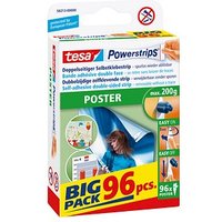 tesa Powerstrips POSTER Klebestreifen für max. 200,0 g 1,5 x 4,5 cm, 96 St. von Tesa