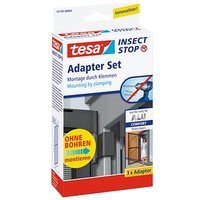 tesa Klemmscharnier für Fliegengitter Insect Stop Alu Comfort Adapter Set anthrazit von Tesa