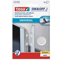 tesa Klettpunkte ON & OFF® UNIVERSAL weiß, 8 St. von Tesa