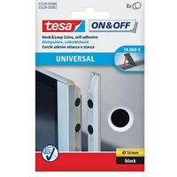 tesa Klettpunkte On & Off® schwarz, 8 St. von Tesa