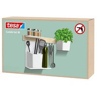 tesa Küchen-Organizer Kombi Set M weiß 60,0 x 15,0 x 34,0 cm von Tesa