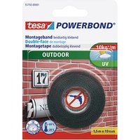 tesa Montageband POWERBOND Outdoor 55750 doppelseitiges Klebeband 19,0 mm x 1,5 m 1 Rolle von Tesa