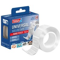 tesa Nano Power Universal doppelseitiges Klebeband 30,0 mm x 1,0 m, 1 Rolle von Tesa