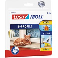 tesa tesamoll® P-Profil Fenster-Dichtungsband weiß 9,0 mm x 6,0 m 1 St. von Tesa