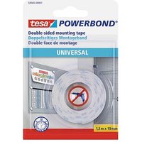 tesa Powerbond Universal Office 58565 doppelseitiges Klebeband 19,0 mm x 1,5 m, 1 St. von Tesa