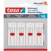 tesa Powerstrips Klebenägel für max. 1,0 kg 2,4 x 6,4 cm, 4 St. von Tesa