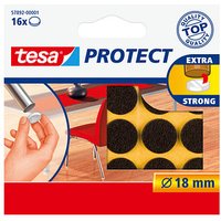 tesa Protect® Filzgleiter Kunststoff Ø 1,8 cm, 16 St. von Tesa