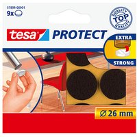 tesa Protect® Filzgleiter Kunststoff Ø 2,6 cm, 9 St. von Tesa