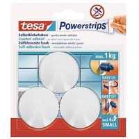 tesa Rund Small Klebehaken für max. 1,0 kg, 1,4 x 3,4 cm, 3 St. von Tesa