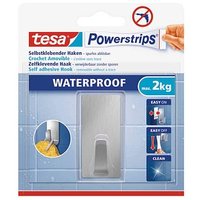 tesa WATERPROOF Large Klebehaken für max. 2,0 kg, 2,0 x 5,0 cm, 2 St. von Tesa
