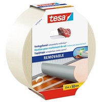 tesa 55735 doppelseitiges Klebeband transparent 50,0 mm x 25,0 m 1 Rolle von Tesa