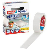 tesa extra Power® Perfect Gewebeband weiß 19,0 mm x 2,75 m 1 Rolle von Tesa