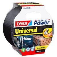 tesa extra Power® Universal Gewebeband schwarz 50,0 mm x 10,0 m 1 Rolle von Tesa