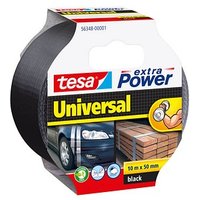 tesa extra Power® Universal Gewebeband schwarz 50,0 mm x 10,0 m 1 Rolle von Tesa
