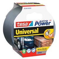 tesa extra Power® Universal Gewebeband silber 50,0 mm x 10,0 m 1 Rolle von Tesa