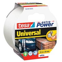 tesa extra Power® Universal Gewebeband weiß 50,0 mm x 10,0 m 1 Rolle von Tesa