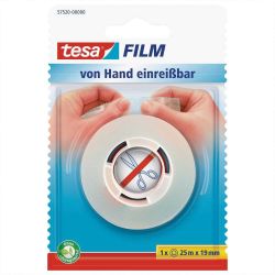 tesa film® Blister von Hand reißbar transparen 19mm 25m von Tesa