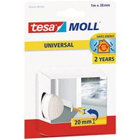 tesa tesamoll® UNIVERSAL Türdichtung Dichtungsband weiß 38,0 mm x 1,0 m 1 St. von Tesa