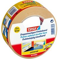 tesa universal 56172 doppelseitiges Klebeband 50,0 mm x 25,0 m, 1 Rolle von Tesa