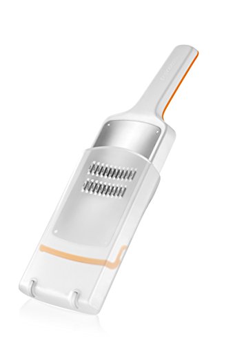 Tescoma Handy X-Sharp Reibe, Edelstahl, Weiß/Orange, 9.5 x 29.5 cm von Tescoma