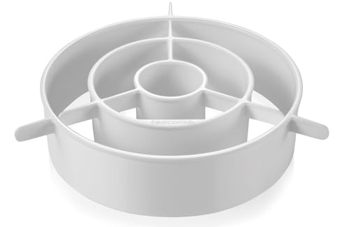 Tescoma Utensile per Torta scacchiera Backform, Kunststoff, weiß, 25.5 x 21.5 x 5.3 cm von Tescoma