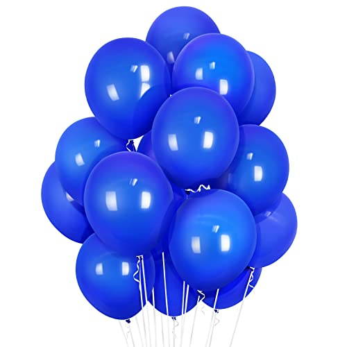 Blaue Luftballons 20 Stück, 12 Zoll Latexballons für alles Gute zum Geburtstag, Kinderparty, Hochzeiten, Jubiläum, Babyparty, Festival, Karneval, Ozean, Meerjungfrau, Thema Partyzubehör von Teselife