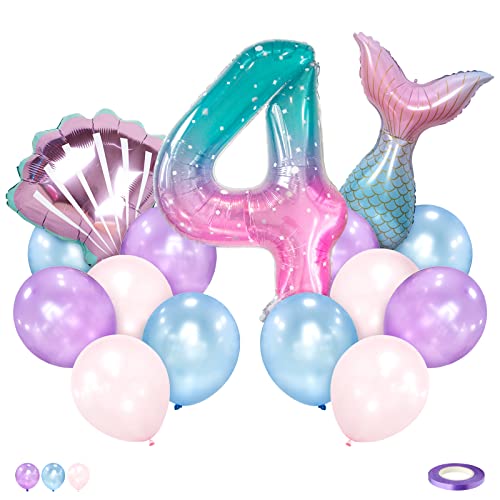 Meerjungfrau Geburtstag Deko 4 Meerjungfrauen Deko Kindergeburtstag 4 Groß Regenbogen Zahlen Folien Luftballon für Lila Rosa Gradient Mädchen Meerjungfrauen Thema Party Deko Meerjungfrau Geburtstag Deko 4 Meerjungfrauen Deko Kindergeburtstag 4 Groß Regenbogen Zahlen Folien Luftballon für Lila Rosa Gradient Mädchen Meerjungfrauen Thema Party Deko von Teselife