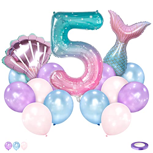 Meerjungfrau Geburtstag Deko 5 Meerjungfrauen Deko Kindergeburtstag 5 Groß Regenbogen Zahlen Folien Luftballon für Lila Rosa Gradient Mädchen Meerjungfrauen Thema Party Deko Meerjungfrau Geburtstag Deko 5 Meerjungfrauen Deko Kindergeburtstag 5 Groß Regenbogen Zahlen Folien Luftballon für Lila Rosa Gradient Mädchen Meerjungfrauen Thema Party Deko von Teselife