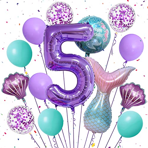 Meerjungfrau Geburtstag Deko 5 Meerjungfrauen Luftballon 5 Jahre Folien Geburtstags Luftballon Meerjungfrauen Party Konfetti Ballon Lila Meerjungfrau Luftballon 5 Jahr Deko Mädchen Meerjungfrau Geburtstag Deko 5 Meerjungfrauen Luftballon 5 Jahre Folien Geburtstags Luftballon Meerjungfrauen Party Konfetti Ballon Lila Meerjungfrau Luftballon 5 Jahr Deko Mädchen von Teselife
