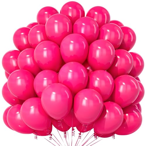 Teselife Dunkel Pink Luftballons, 100 Stück 12 Zoll Matt Pinkfarbene Luftballons, Pinkfarbene Latex Party Ballons Für Frauen Mädchen Geburtstag Jahrestag Hochzeit Verlobung Babyparty Party Dekoration Teselife Dunkel Pink Luftballons, 100 Stück 12 Zoll Matt Pinkfarbene Luftballons, Pinkfarbene Latex Party Ballons Für Frauen Mädchen Geburtstag Jahrestag Hochzeit Verlobung Babyparty Party Dekoration von Teselife