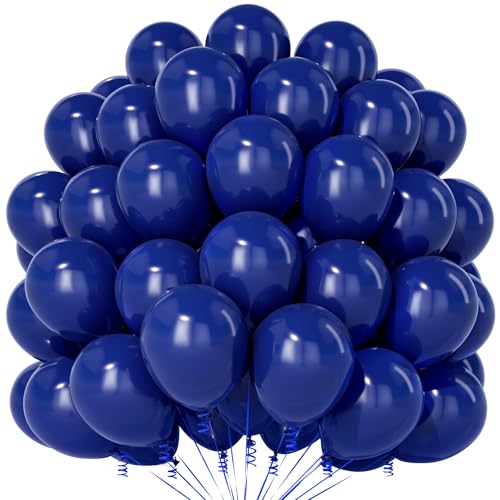 Teselife Marine blaue Luftballons, 100 Stück 12 Zoll matte marineblaue Luftballons, blaue Latex Party ballon für Männer Jungen Geburtstag Union Jack Jahrestag Hochzeit Verlobung Abschlussfeier Deko Teselife Marine blaue Luftballons, 100 Stück 12 Zoll matte marineblaue Luftballons, blaue Latex Party ballon für Männer Jungen Geburtstag Union Jack Jahrestag Hochzeit Verlobung Abschlussfeier Deko von Teselife