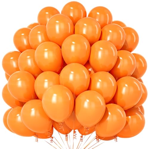Teselife Orange Luftballons, 100 Stück 12 Zoll Matt, Für Frauen Mädchen Geburtstag Jahrestag Hochzeit Verlobung Babyparty Halloween Abschlussfeier Party Deko Teselife Orange Luftballons, 100 Stück 12 Zoll Matt, Für Frauen Mädchen Geburtstag Jahrestag Hochzeit Verlobung Babyparty Halloween Abschlussfeier Party Deko von Teselife