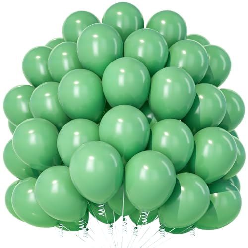 Teselife Salbei Grüne Luftballons, 100 Stück 12 Zoll Matt Retro Grüne Luftballons, Olivgrüne Party Ballons Für Männer Frauen Geburtstag Babyparty Jahrestag Verlobung Abschlussfeier Wild One Party Deko Teselife Salbei Grüne Luftballons, 100 Stück 12 Zoll Matt Retro Grüne Luftballons, Olivgrüne Party Ballons Für Männer Frauen Geburtstag Babyparty Jahrestag Verlobung Abschlussfeier Wild One Party Deko von Teselife