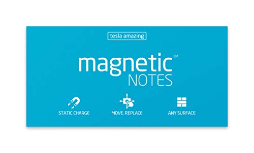 Elektrostatisch selbstklebende Haftnotiz - Tesla Amazing - Magnetic Notes - 20x10cm - Blau - 100 Blatt Elektrostatisch selbstklebende Haftnotiz - Tesla Amazing - Magnetic Notes - 20x10cm - Blau - 100 Blatt von Tesla Amazing
