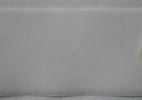 1m Klettband ( nur) Flauschband weiß 150 mm zum nähen von Tesotex
