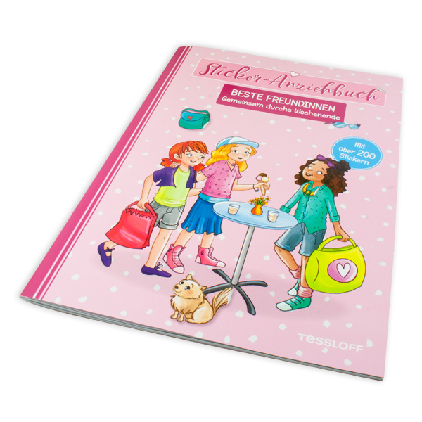 Sticker-Anziehbuch, Beste Freundinnen "Gemeinsam durchs Wochenende" Sticker-Anziehbuch, Beste Freundinnen "Gemeinsam durchs Wochenende" von Tessloff Medienvertrieb GmbH & Co. KG