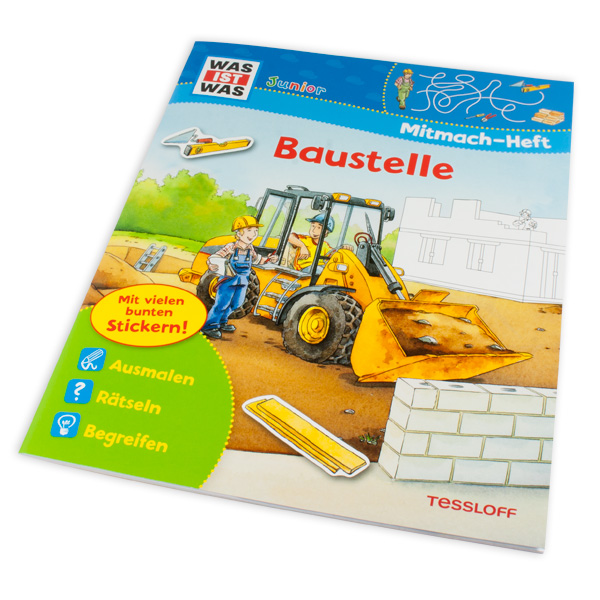 WAS IST WAS-Mitmach-Heft "Baustelle" von Tessloff Medienvertrieb GmbH & Co. KG