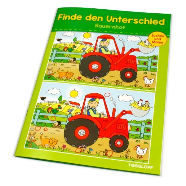Finde den Unterschied - Bauernhof Suchbilder zum ausmalen Finde den Unterschied - Bauernhof Suchbilder zum ausmalen von Tessloff Medienvertrieb GmbH &