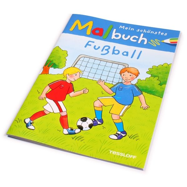 Fußball-Ausmalbuch 32 Seiten, 1 Kindermalbuch, große Ausmalbilder von Tessloff Medienvertrieb GmbH &