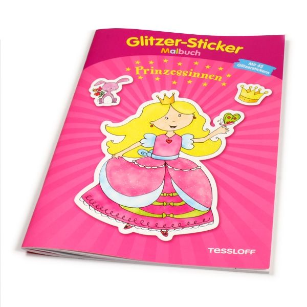 Glitzer-Sticker Malbuch - Prinzessinnen von Tessloff Medienvertrieb GmbH &