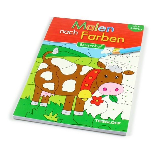 Malen nach Symbolen, "Bauernhof", Ausmalblock Malen nach Symbolen, "Bauernhof", Ausmalblock von Tessloff Medienvertrieb GmbH &